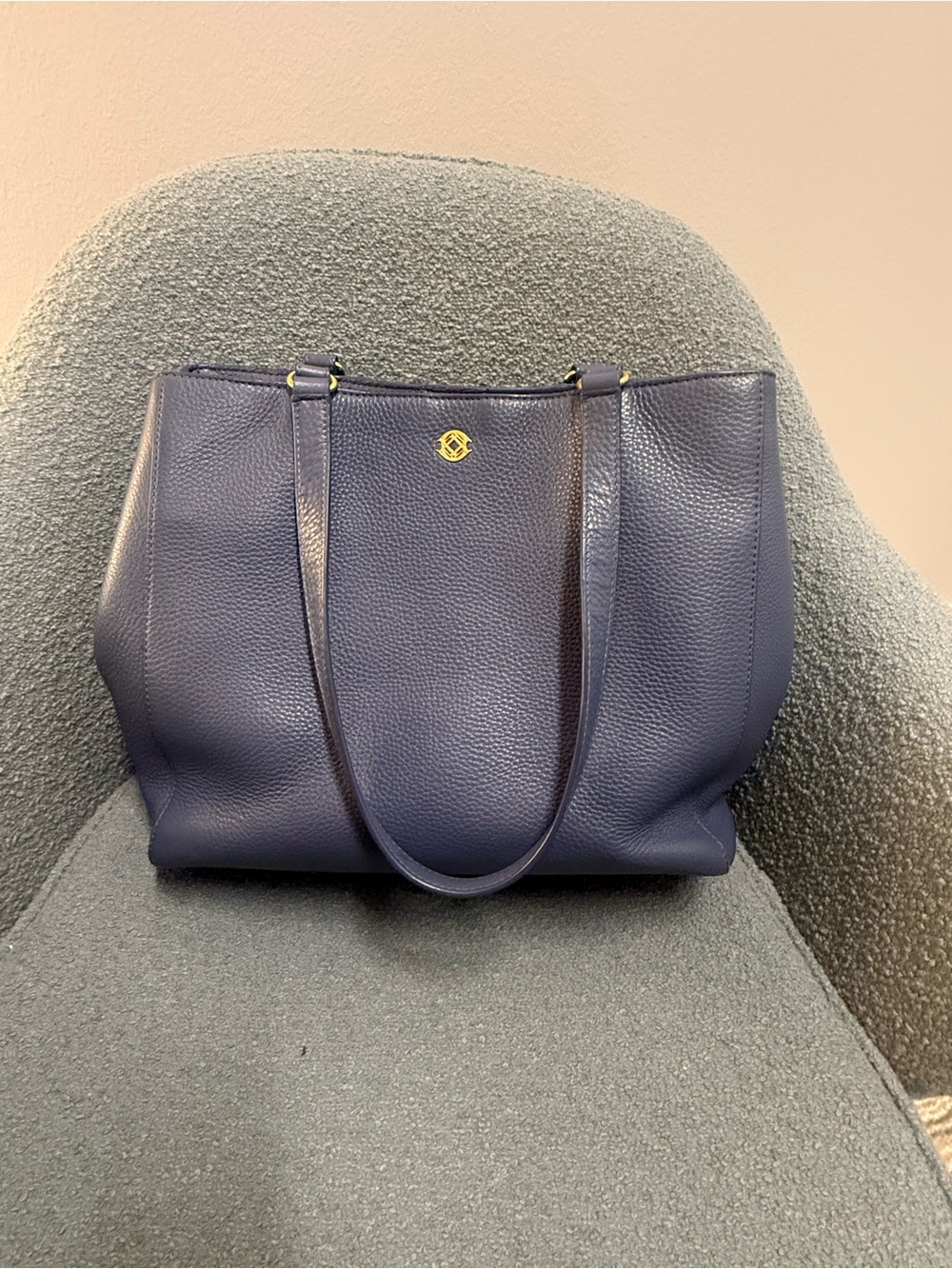 Dagne Dover Allyn Leather Tote. Medium.